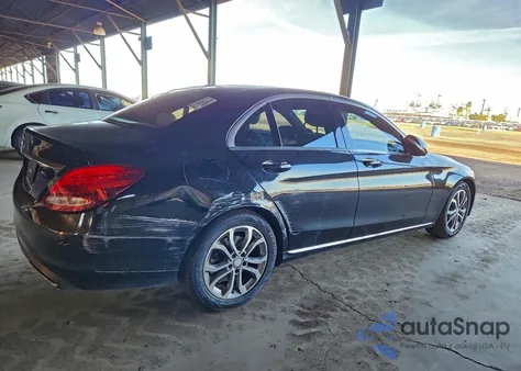 2015 Mercedes-Benz C 300 from USA, damaged, VIN 55SWF4JB7FU077912